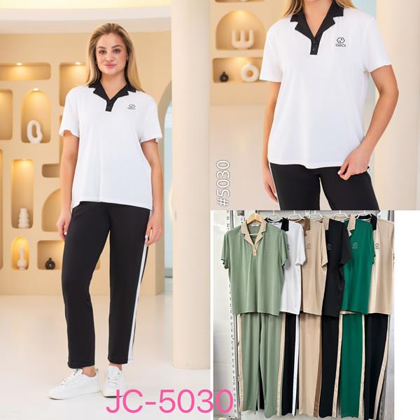 Костюм JJF (XL-5XL) JC5030 beige (лето)