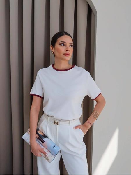 Футболка New Season (S-L) 8520 white (лето)