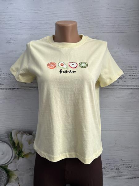 Футболка New Season (S-L) 8521 yellow (лето)