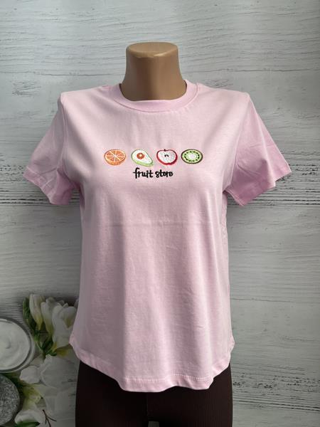 Футболка New Season (S-L) 8524 pink (лето)