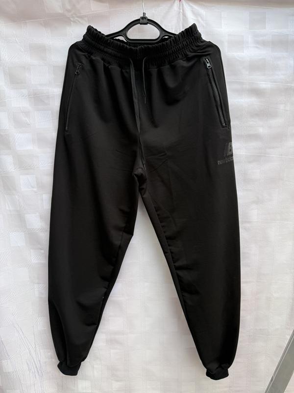 Штаны спорт Shon (48-58) S707 black (деми)