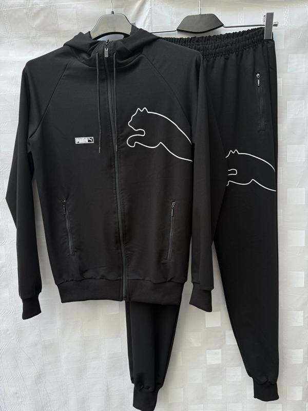 Костюм спорт Shon (46-54) S709 black (деми)