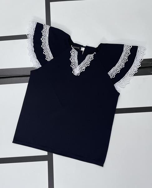 Блузка iBamBino (122-146) IB505 black (лето)