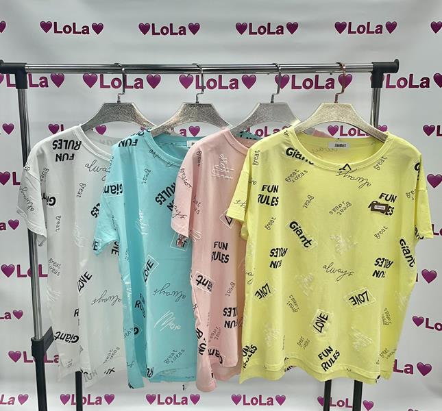 Футболка Lola (50-52) LL44 mix (лето)