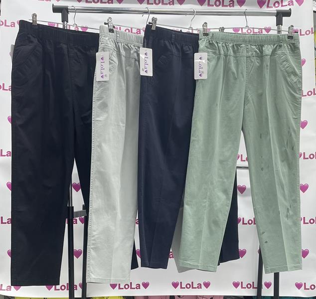 Капри Lola (XL-5XL) LL62 l.grey (лето)