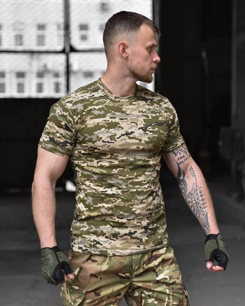 Футболка Madoka (M-3XL) 970 khaki (лето)