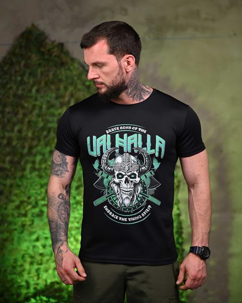 Футболка Madoka (M-3XL) 1012 black (лето)