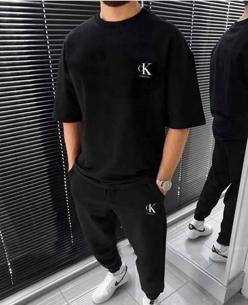 Костюм спорт Faraon (48-54) 1730 black (лето)