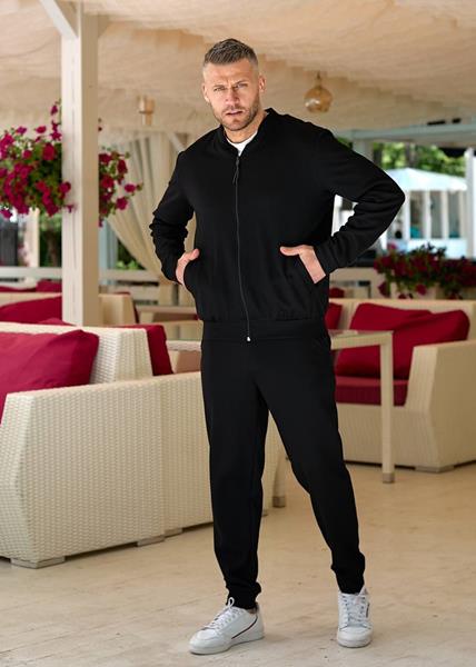 Костюм спорт Faraon (46-56) 802-125 black (деми)