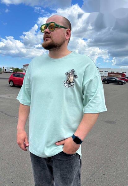 Футболка Faraon (M-XL) 300303 mint (лето)