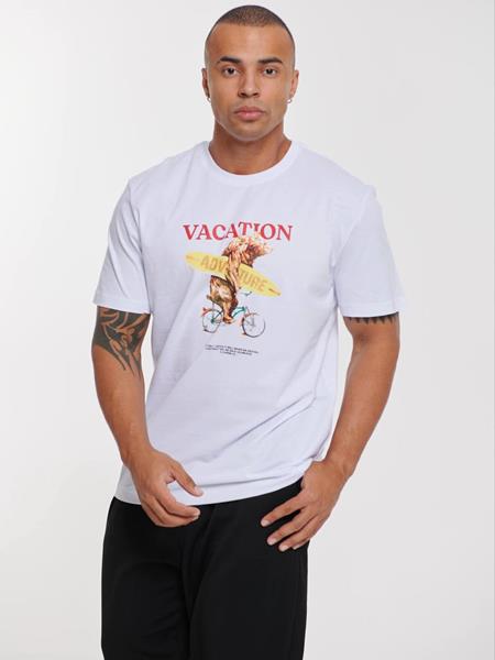 Футболка Faraon (S-XL) 400636 white (лето)