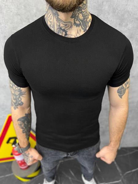 Футболка Faraon (M-3XL) ER26 black (лето)