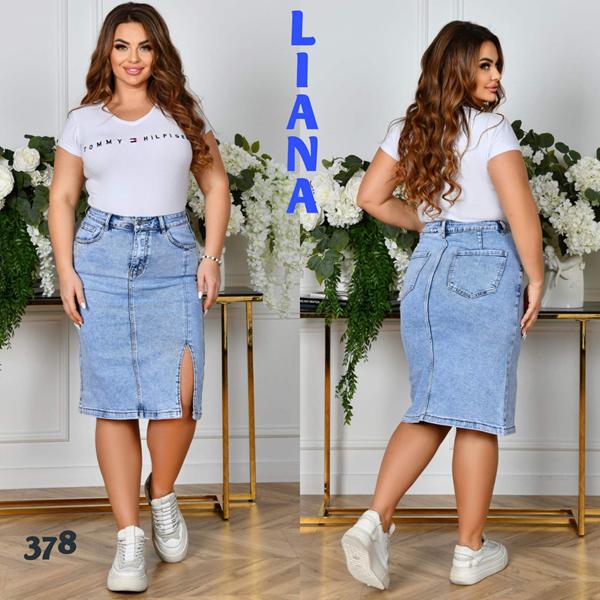 Юбка Beki (31-38) 379 l.blue (лето)
