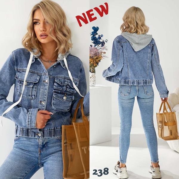 Куртка Beki (XS-2XL) 238 blue (деми)