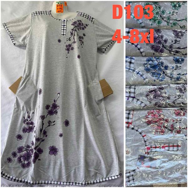 Ночнушка HomeWear (4XL-8XL) D103 mix (деми)