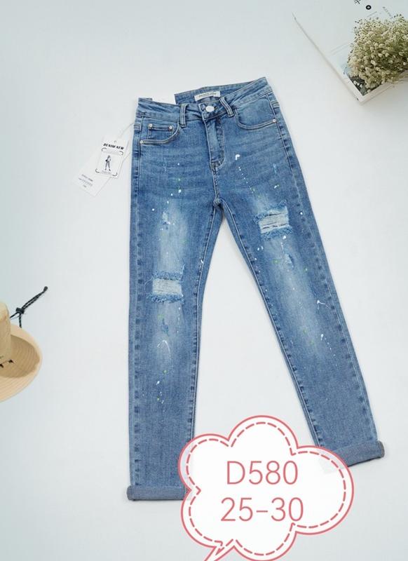 Джинсы NewJeans (25-30) D580 l.blue (деми)