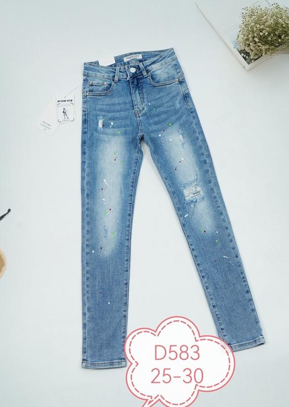 Джинсы NewJeans (25-30) D583 l.blue (деми)