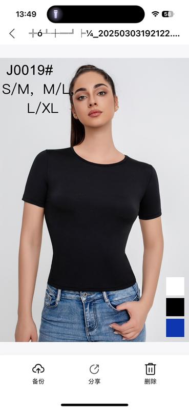Футболка NewJeans (S-XL) J0019 black (лето)