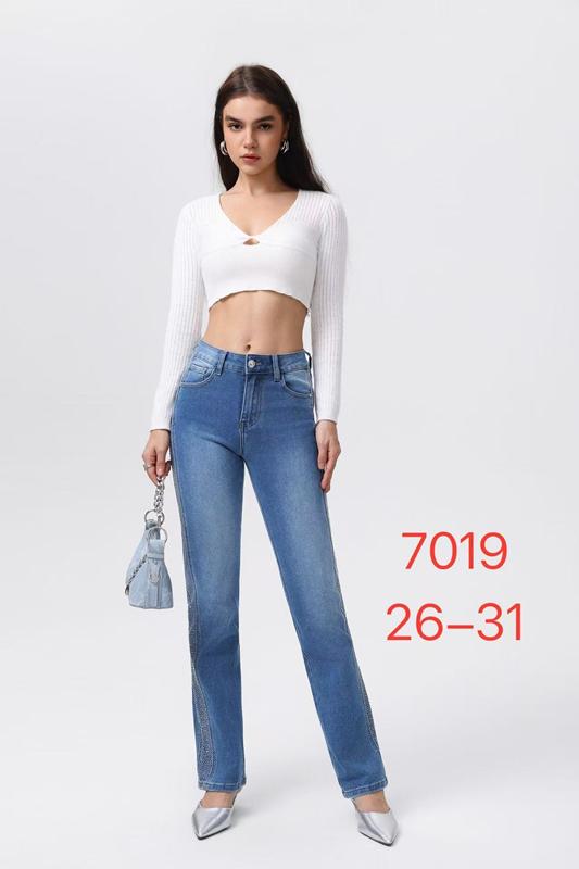 Джинсы NewJeans (26-31) 7019 l.blue (деми)