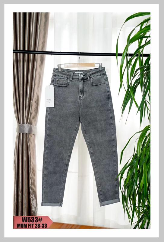 Джинсы NewJeans (28-33) W533 black (деми)