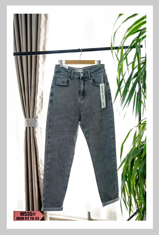 Джинсы NewJeans (28-33) W535 black (деми)