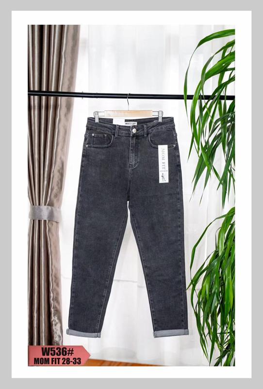 Джинсы NewJeans (28-33) W536 black (деми)