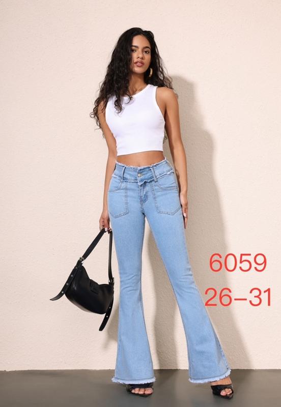 Джинсы NewJeans (26-31) 6059 l.blue (деми)