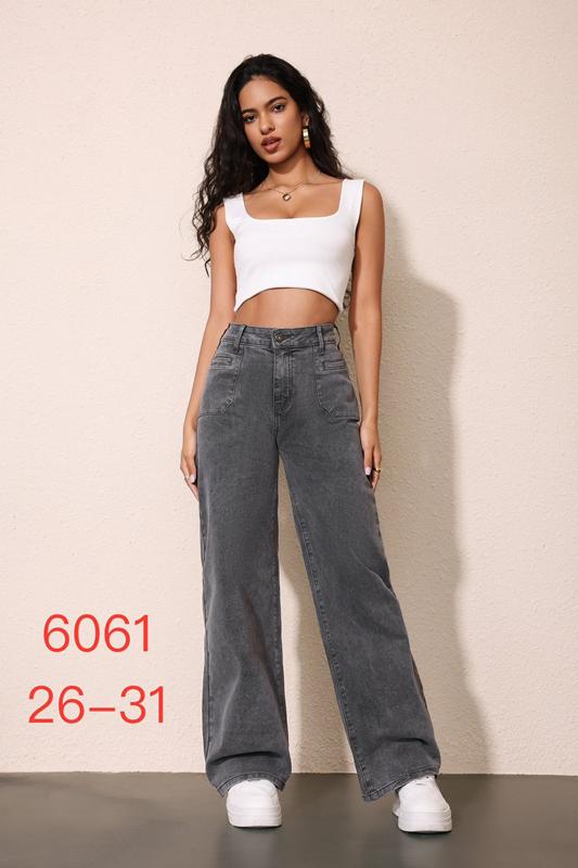 Джинсы NewJeans (26-31) 6061 grey (деми)