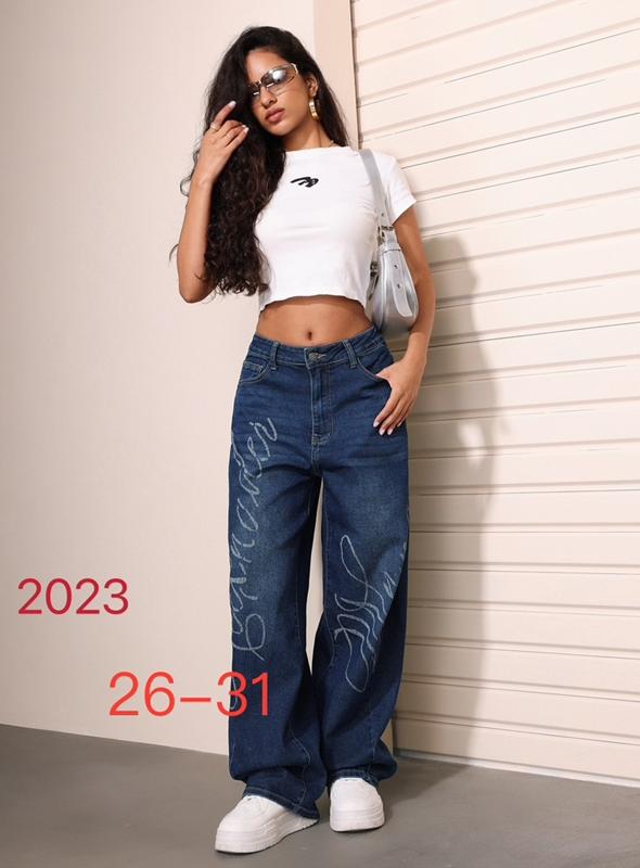 Джинсы NewJeans (26-31) 2023 blue (деми)