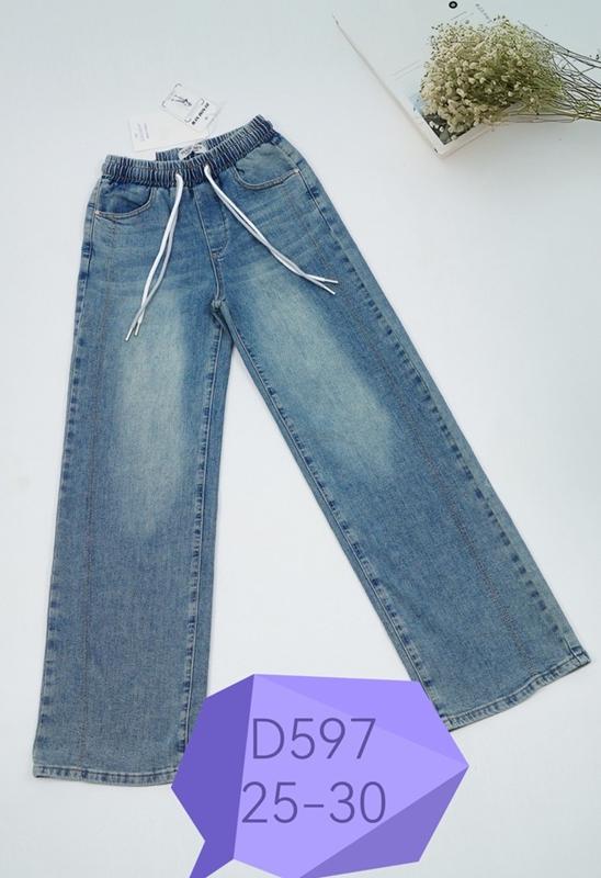 Джинсы NewJeans (25-30) D597 blue (деми)