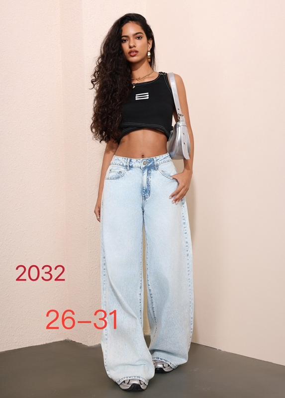 Джинсы NewJeans (26-31) 2032 l.blue (деми)