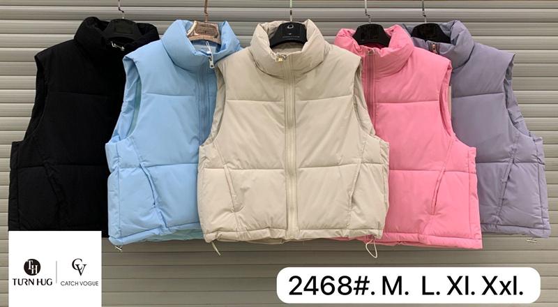 Жилетка Oukali (M-2XL) 2468 pink (деми)