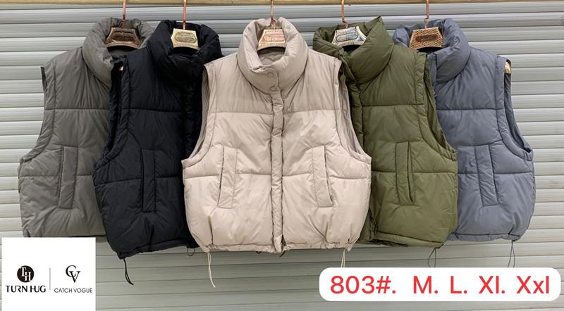 Жилетка Oukali (M-2XL) 803 black (деми)