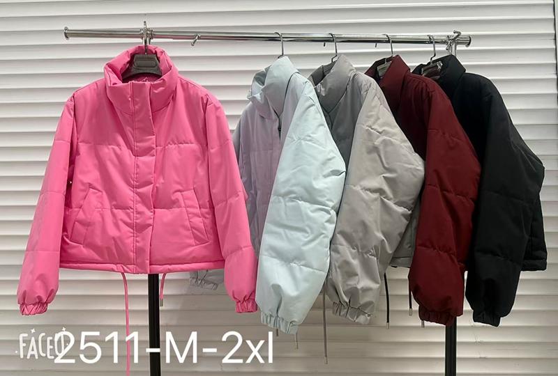 Куртка Oukali (M-2XL) 2511 pink (деми)