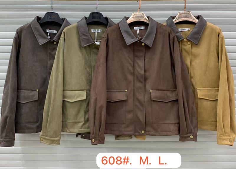 Куртка Oukali (M-L) 608 d.brown (деми)