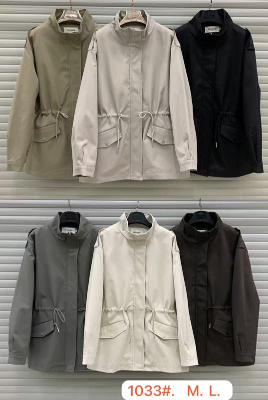 Куртка Oukali (M-L) 1033 grey (деми)
