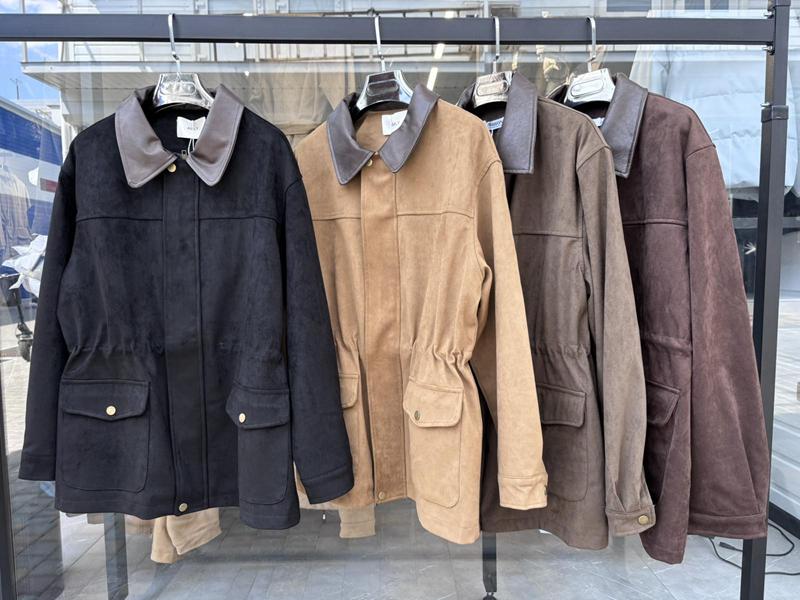 Куртка Oukali (M-XL) 24317 brown (деми)