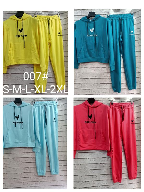 Костюм спорт TrendyFit (S-2XL) 007 l.blue (деми)