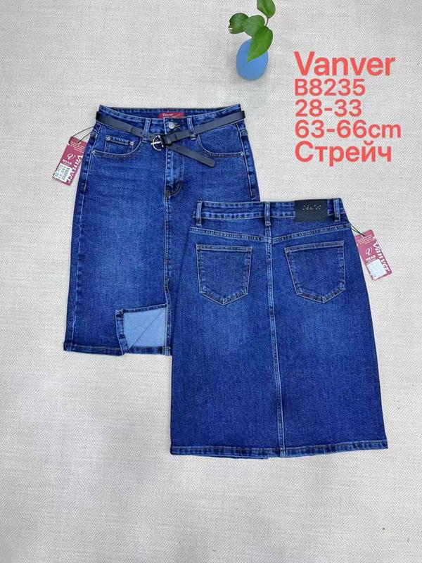 Юбка Vanver (28-33) B8235 blue (лето)