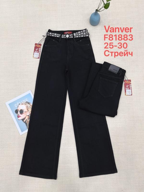Джинсы Vanver (25-30) F81883 black (деми)