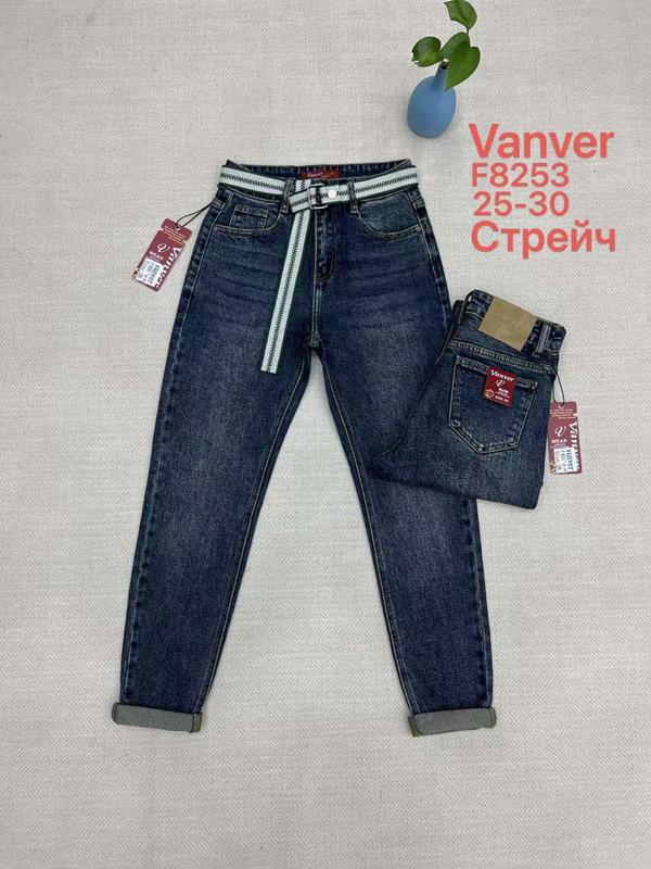 Джинсы Vanver (25-30) F8253 blue (деми)