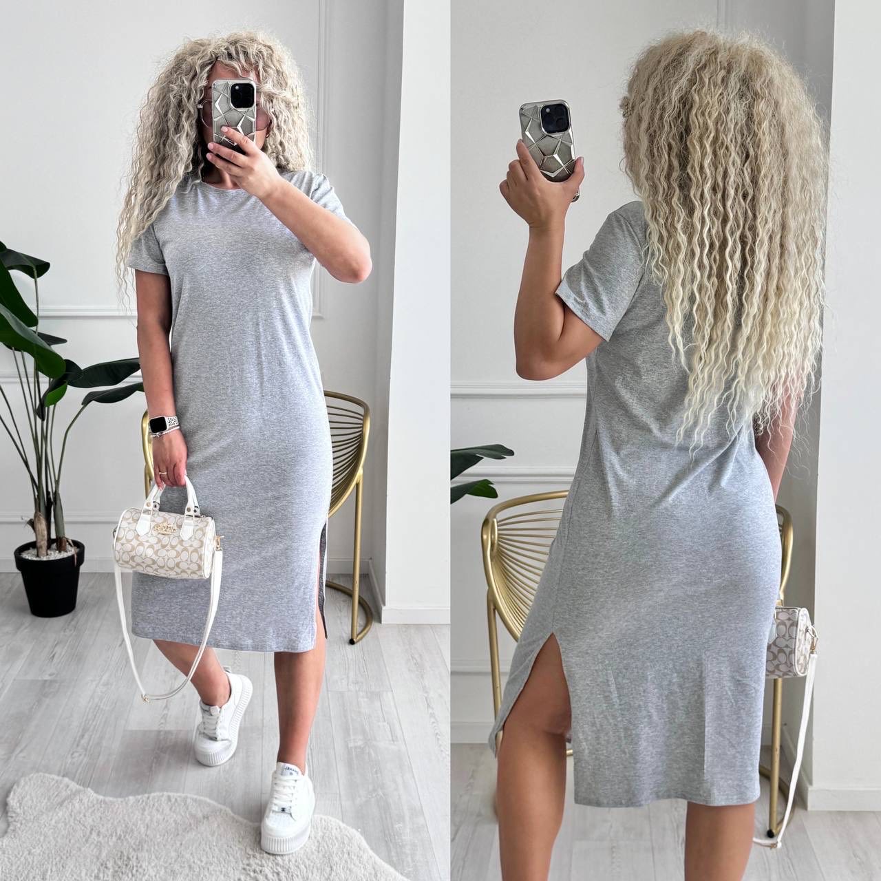Платье Sofi Cor (42-50) 2065 grey (лето)