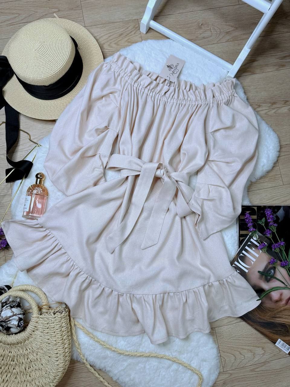 Платье Arina (42-48) 1606 l.beige (лето)