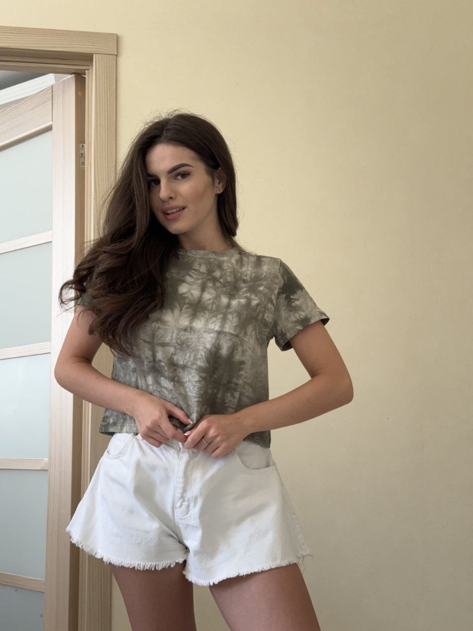 Топ Arina (42-48) 5115 khaki (лето)