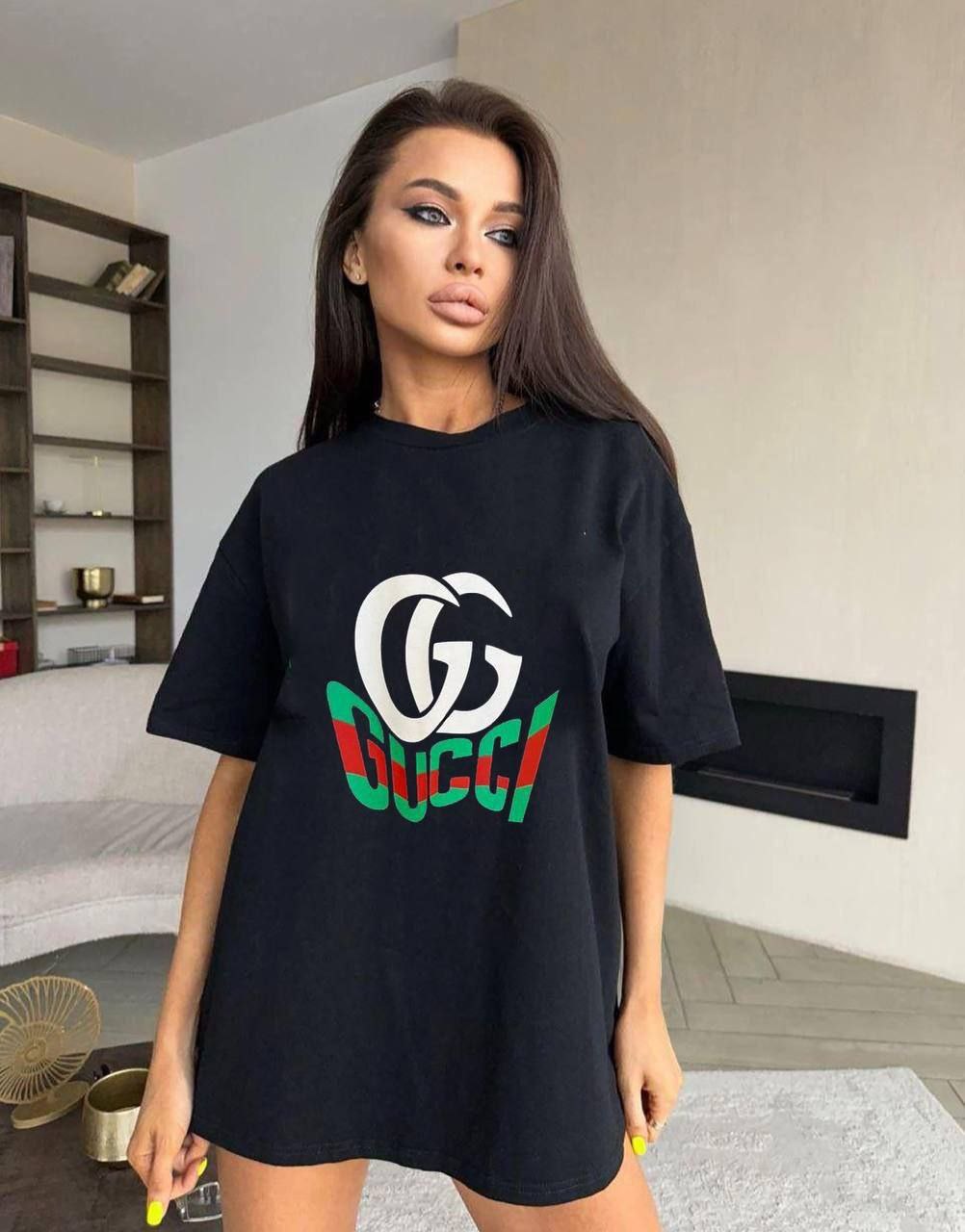 Футболка Arina (42-50) 7218 black (лето)