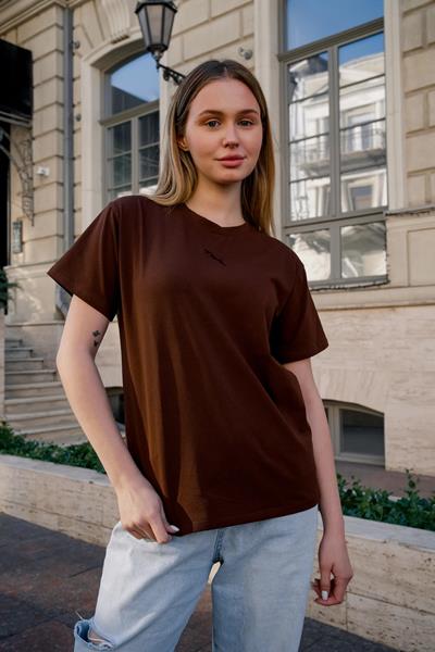 Футболка Little Secret (S-L) 0065 brown (лето)