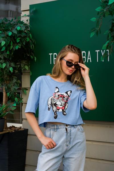 Топ Little Secret (one size) TR0018 l.blue (лето)