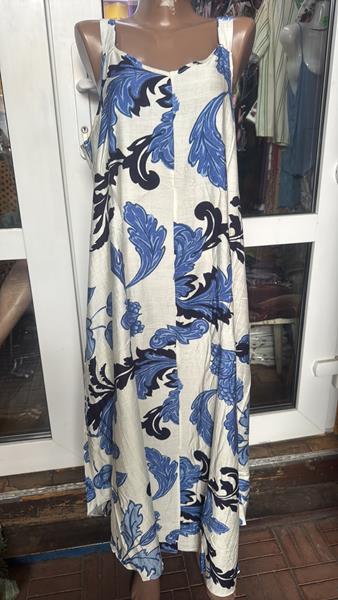 Сарафан Saimeiqi (M-3XL) 132459 white-l.blue (лето)
