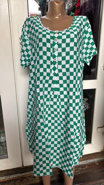 Платье Saimeiqi (XL-4XL) 1588 green (лето)
