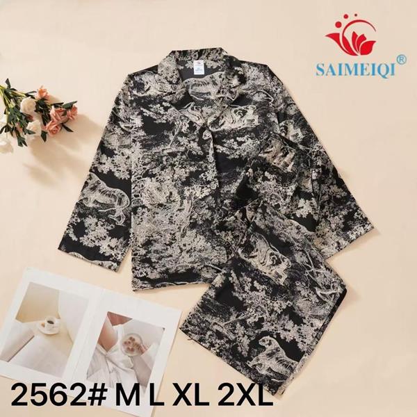 Пижама Saimeiqi (M-2XL) 2562 grey (деми)